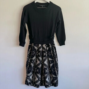 Weekend by MaxMara wool sweater top midi dress size small